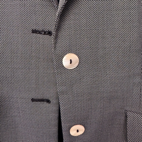 MARELLA GRAY BLACK BLAZER US8 SMALL - Picture 3 of 6